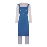 Kunagi Cat Cafe Staff Cosplay Costume - Live Dead Meow Night Anime Cosplay Outfit with Apron for Halloween Party - Halloweez